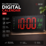 3210 Multifunctional Digital Calendar LED Clock