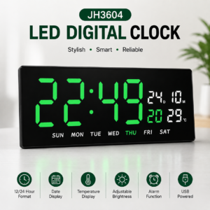 JH3604 LED Digital Clock