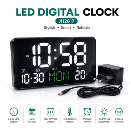 JH2617 LED Digital Clock