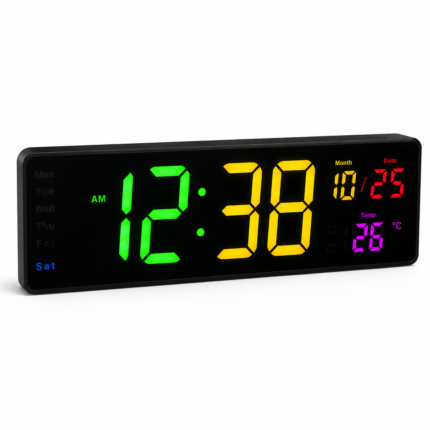RGB 3255 LED Digital Clock