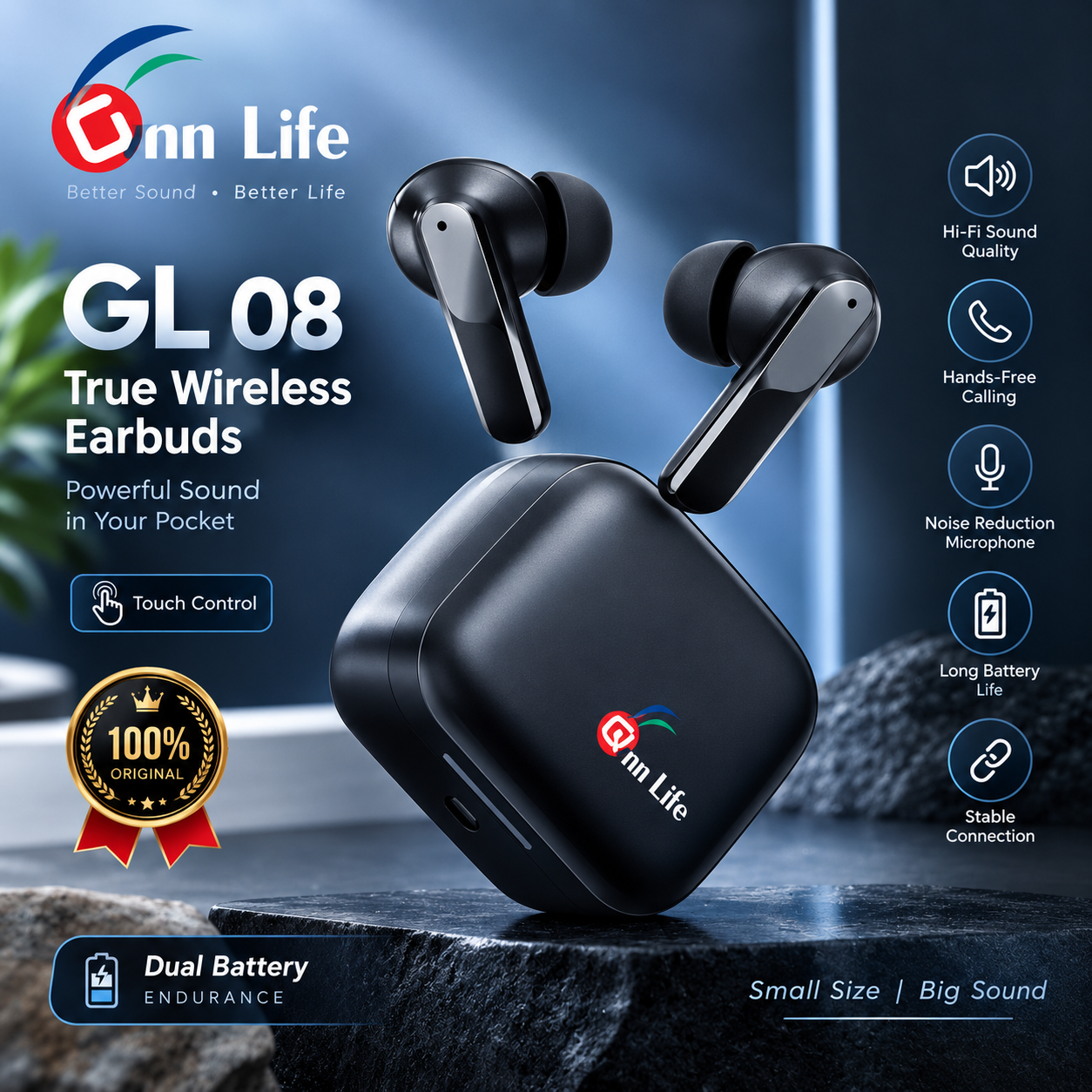 Good Life GL 08 Earbuds Good Life GL 08 Earbuds